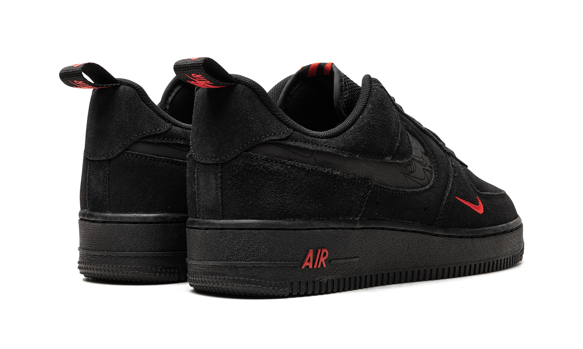 Nike Air Force 1 Low Multi Swoosh Black Crimson DZ4514 001