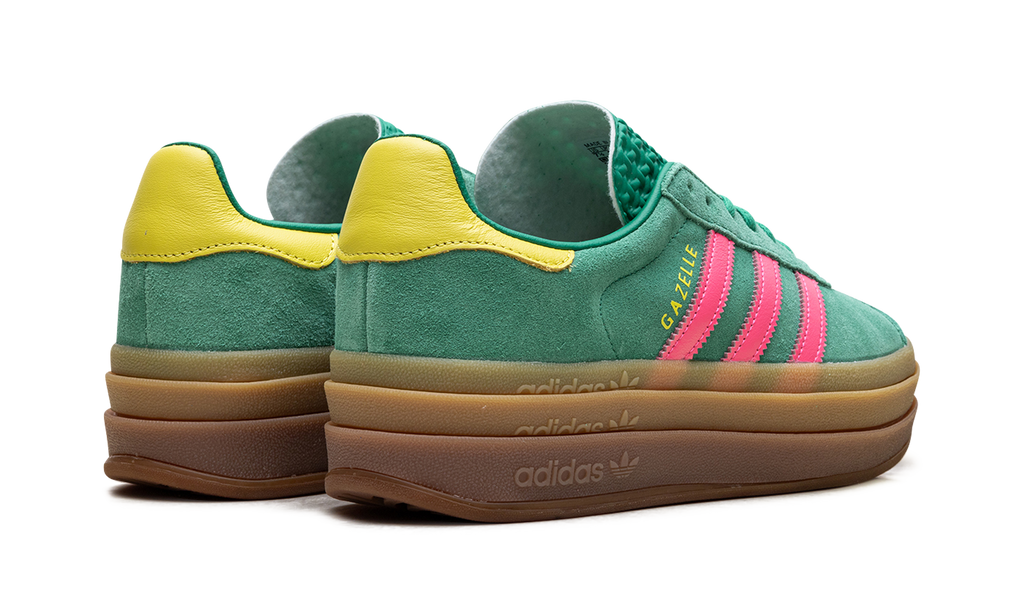 Adidas Gazelle Bold WMNS Court Green Lucid Pink JH9668