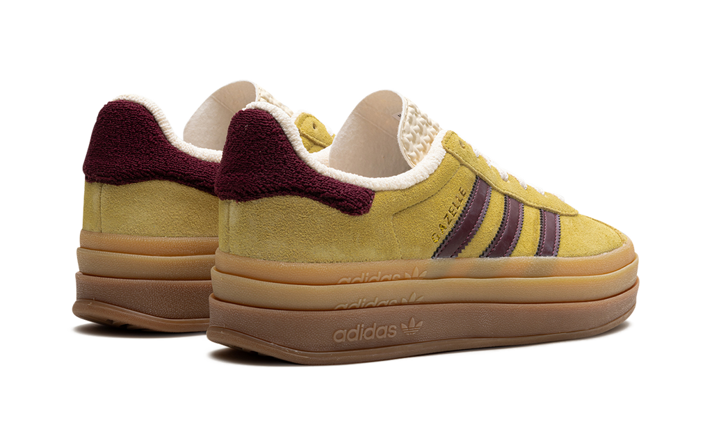 Adidas Gazelle Bold Platform WMNS Yellow Burgundy IF5937