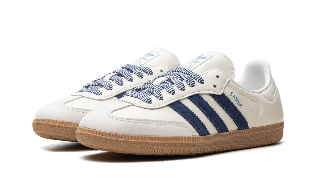Adidas Samba OG WMNS Off White Dark Blue JI3907