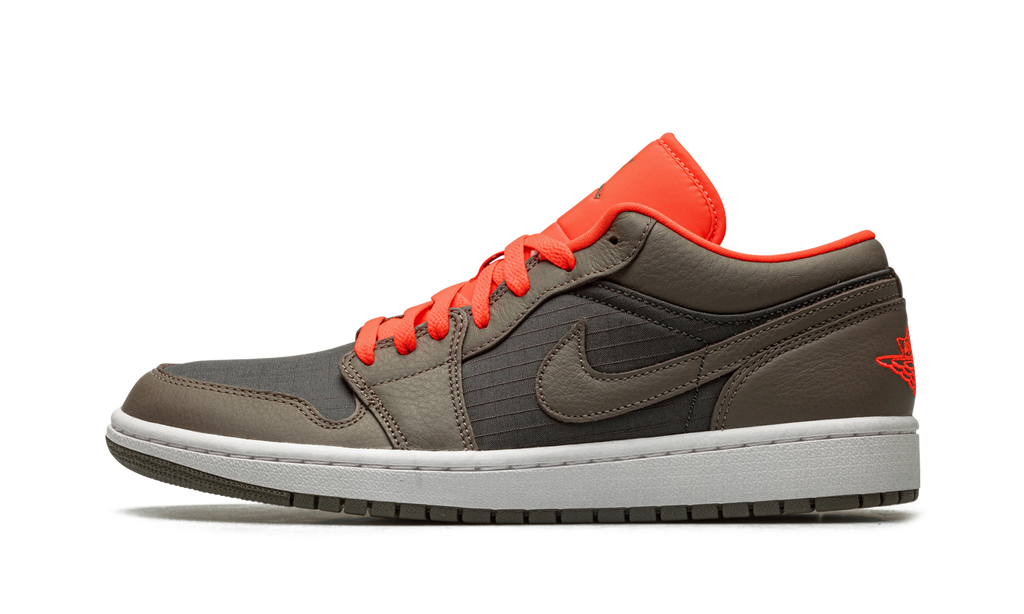 AIR JORDAN 1 LO SE WMNS Black / Olive/ Bright Crimson DQ6076 002