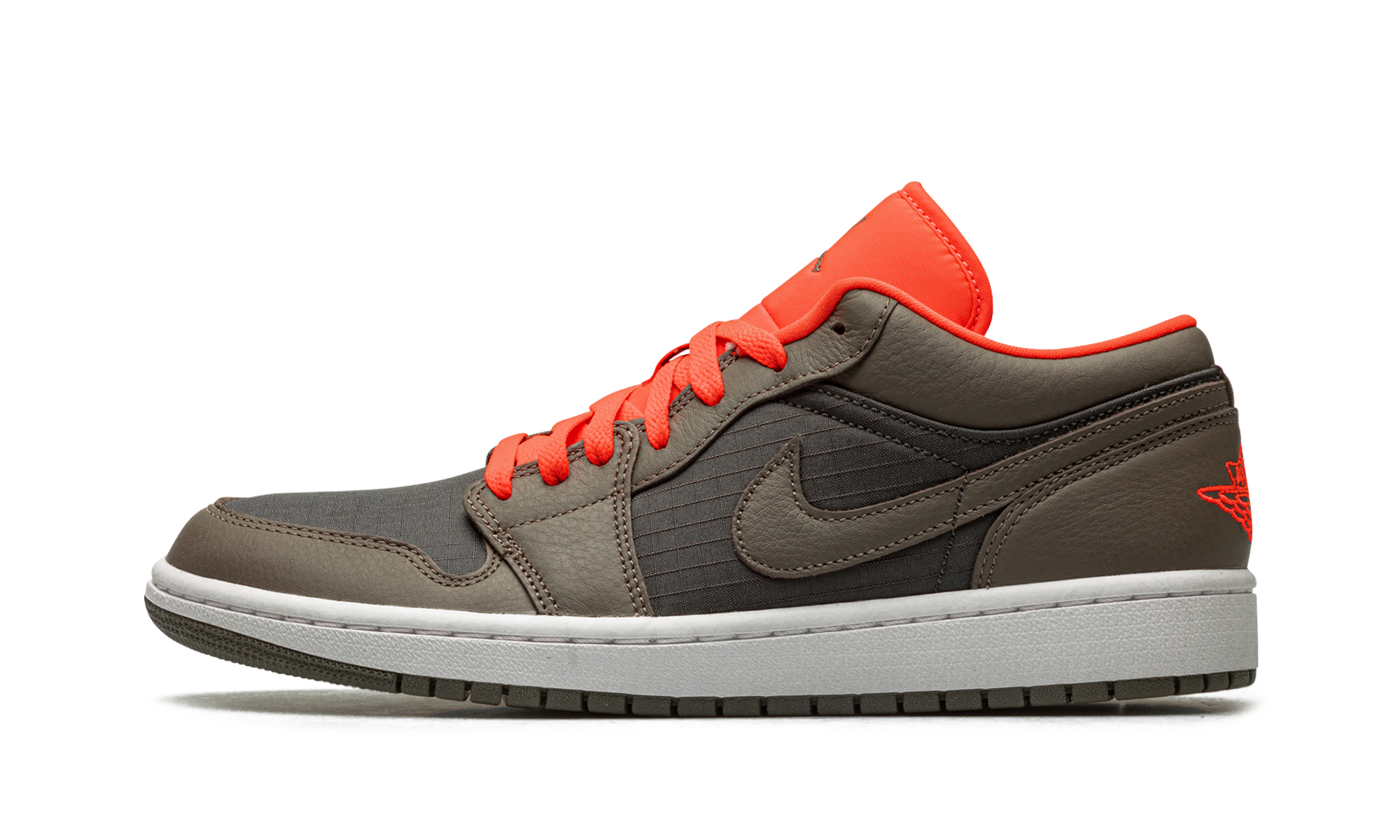 AIR JORDAN 1 LO SE WMNS Black / Olive/ Bright Crimson DQ6076 002