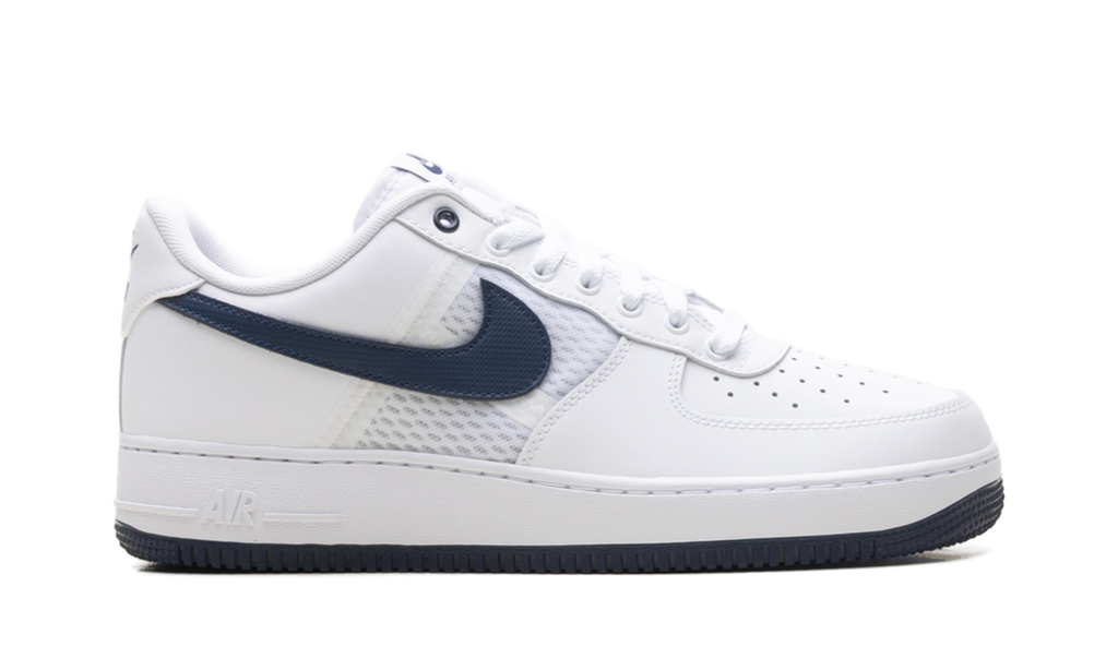 Nike Air Force 1 Low '07 LV8 SE Mesh Tape White Midnight Navy IH4462 100