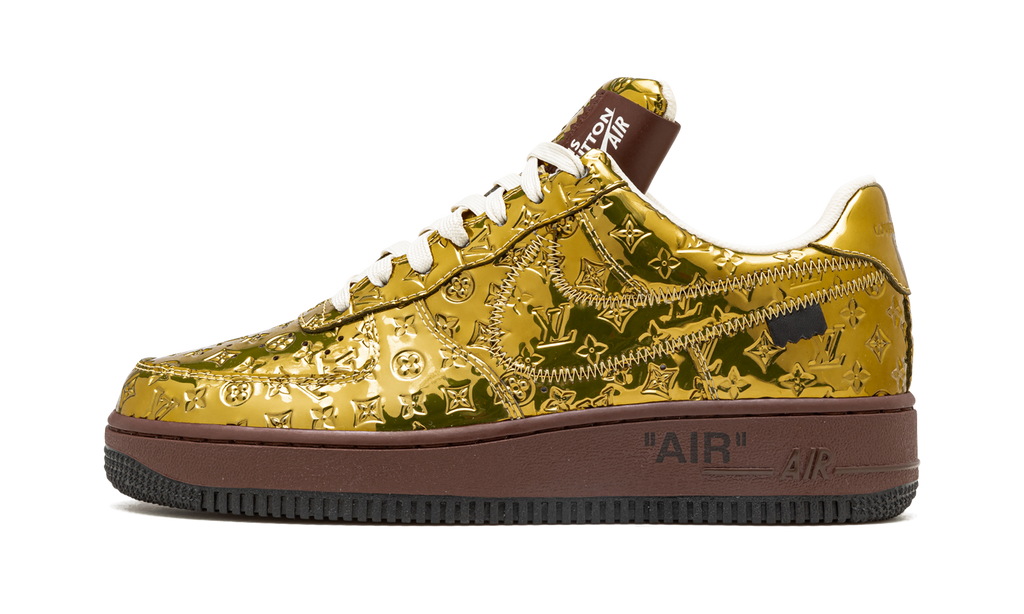 Nike Louis Vuitton Air Force 1 Low Virgil Abloh - Metallic Gold 1A9VG3