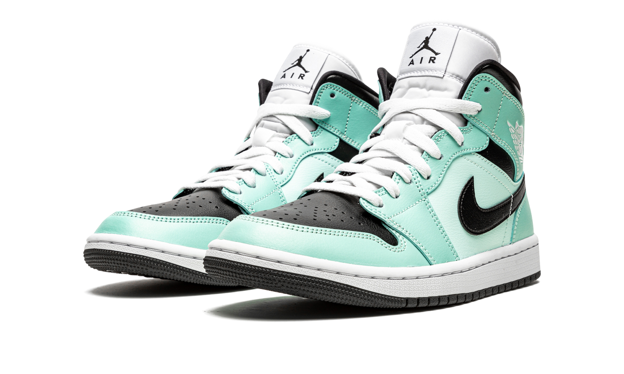AIR JORDAN 1 MID WMNS Aqua Black BQ6472 300