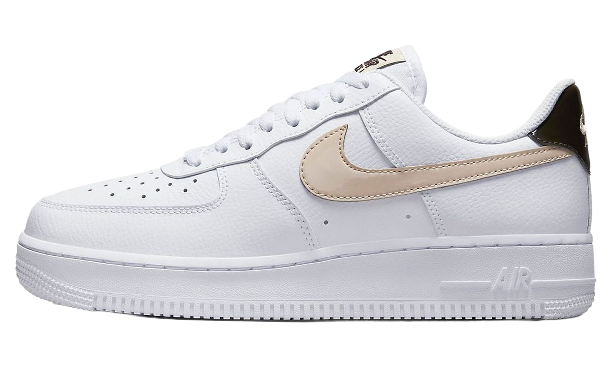 Nike Air Force 1 '07 WMNS White Sanddrift Patent FD9873 100