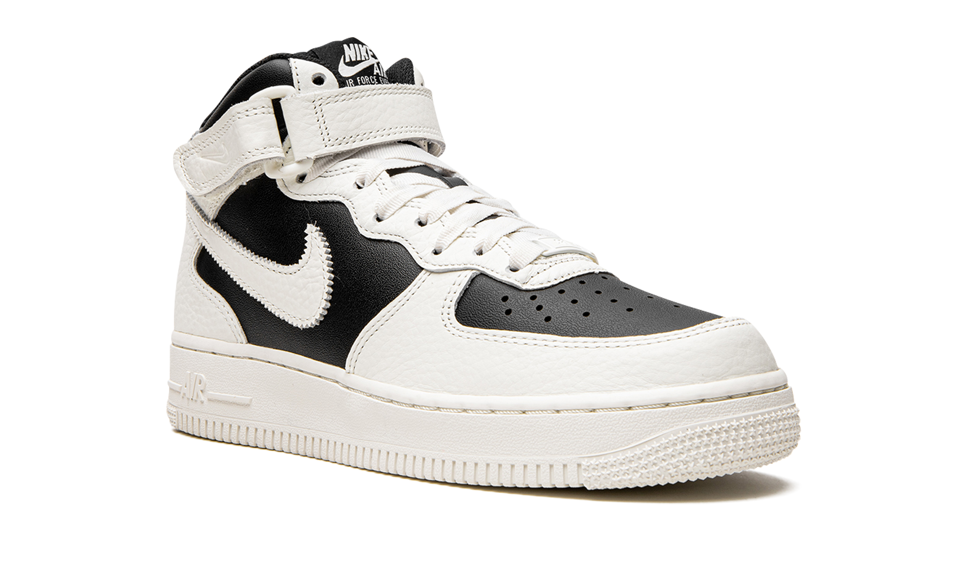 Nike AIR FORCE 1 '07 MID MNS WMNS Black Sial DV2224 001