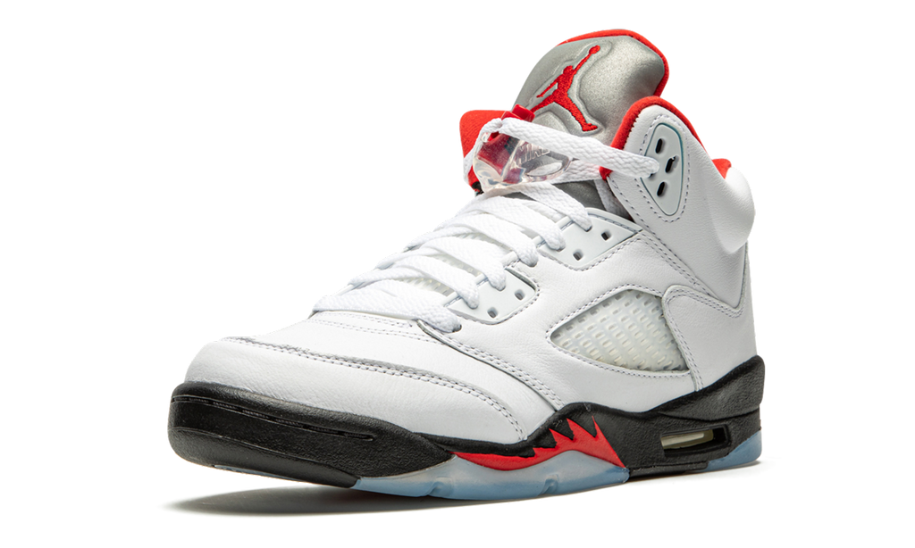 Air Jordan 5 Retro GS Fire Red Silver Tongue 440888 102