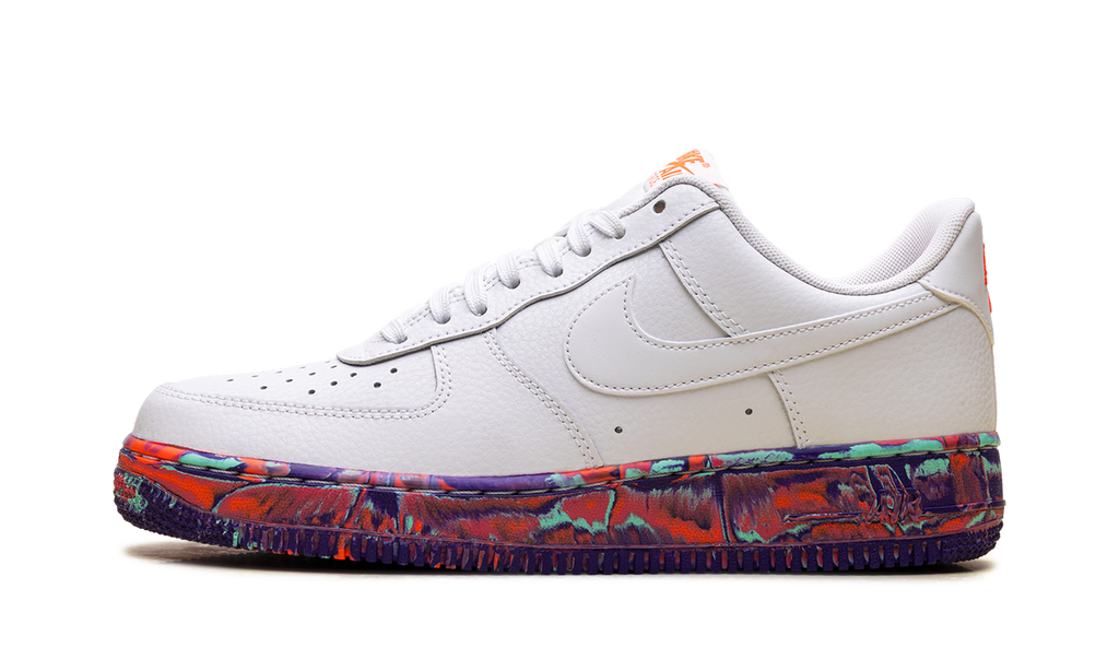 Nike Air Force 1 Low White Multi-Color Marble AJ9507 100