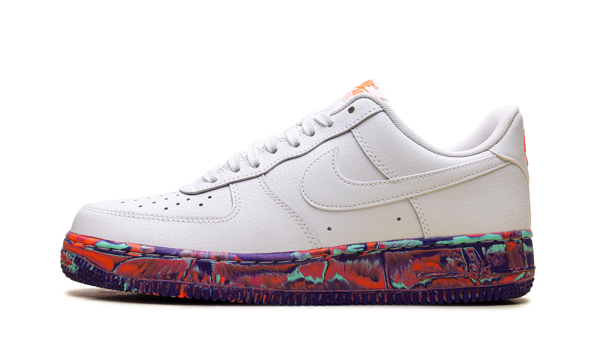 Nike Air Force 1 Low White Multi-Color Marble AJ9507 100