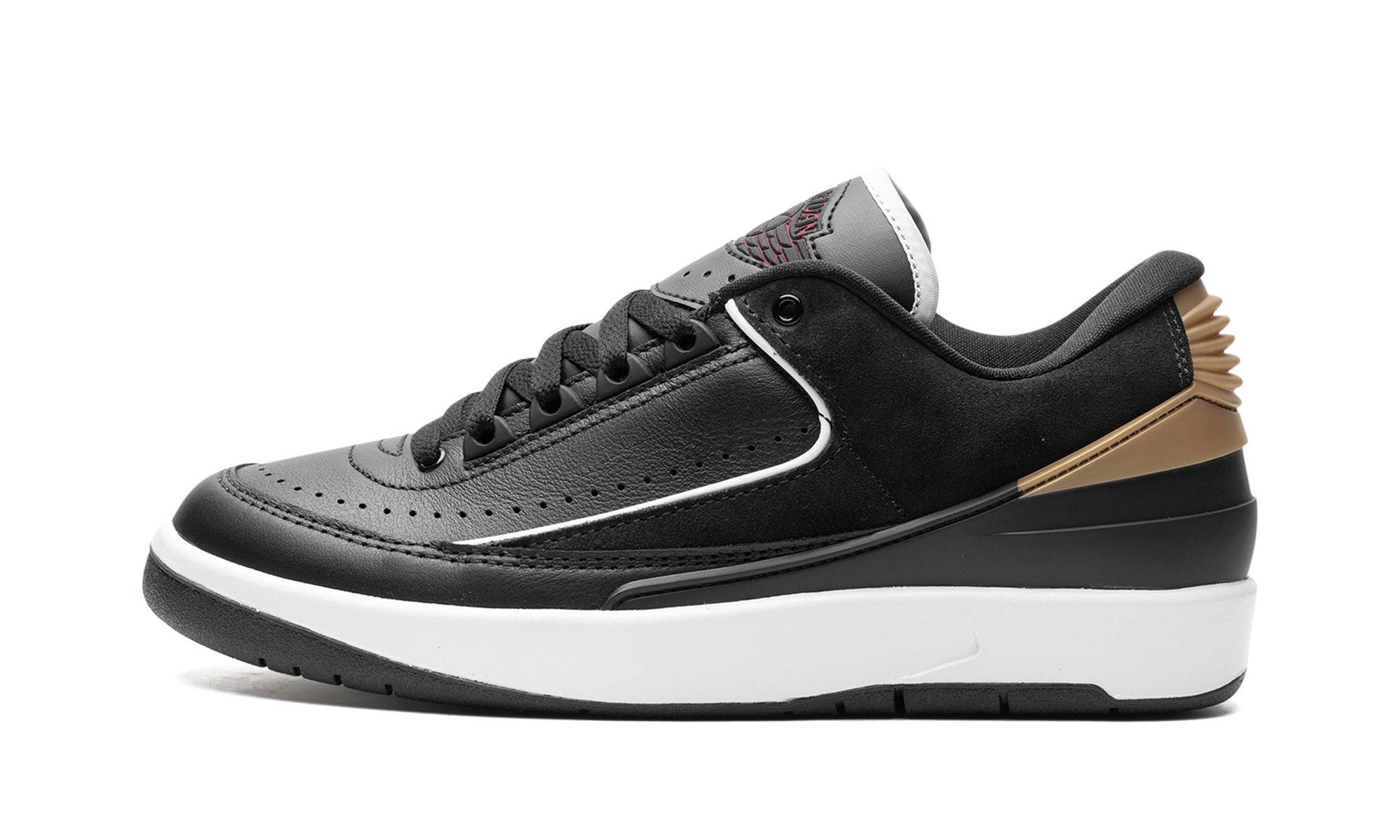 Jordan 2 Retro Low WMNS Black Metallic Gold DX4401 001