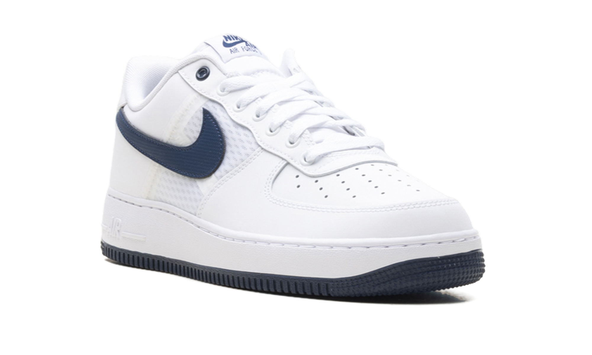 Nike Air Force 1 Low '07 LV8 SE Mesh Tape White Midnight Navy IH4462 100