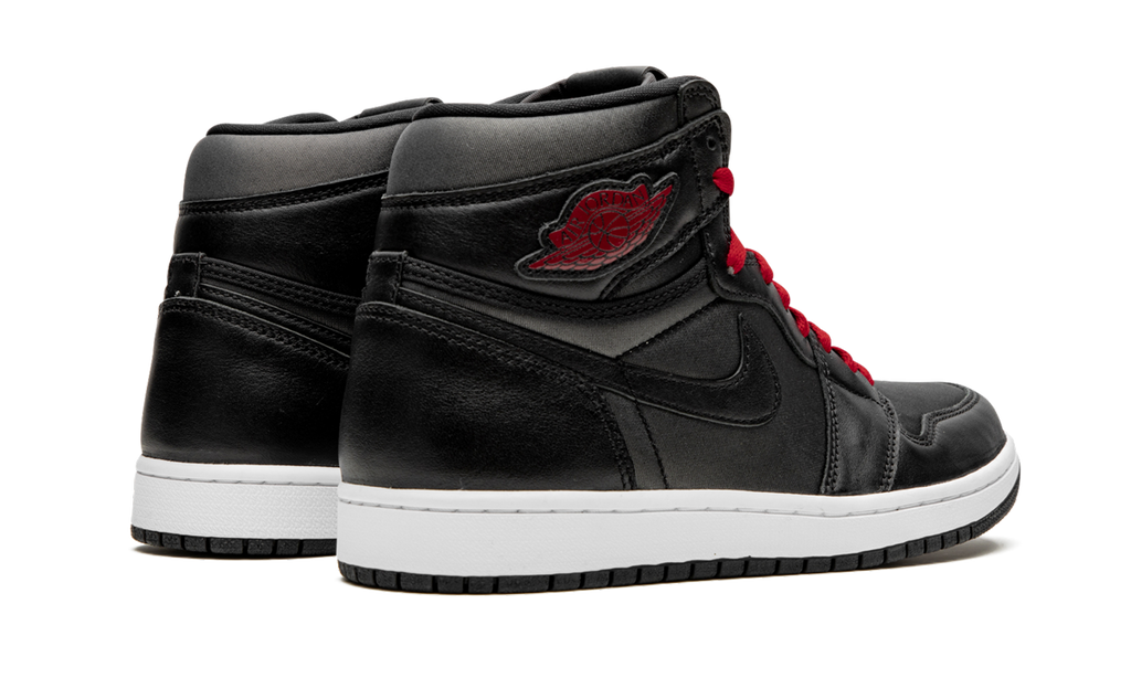 Air Jordan 1 Retro High OG Black Satin/Gym Red 555088 060
