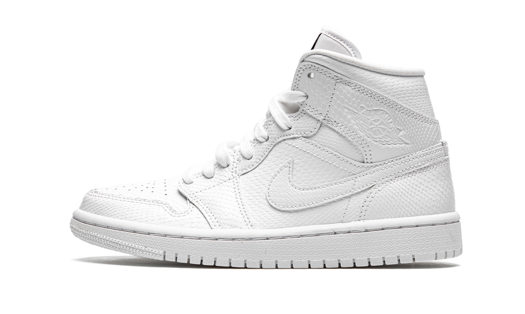 AIR JORDAN 1 MID WMNS White Snakeskin BQ6472 110