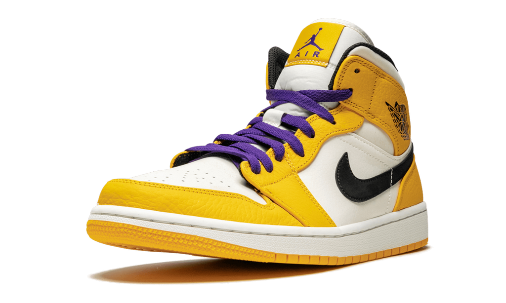 Air Jordan 1 Mid SE Lakers 852542 700