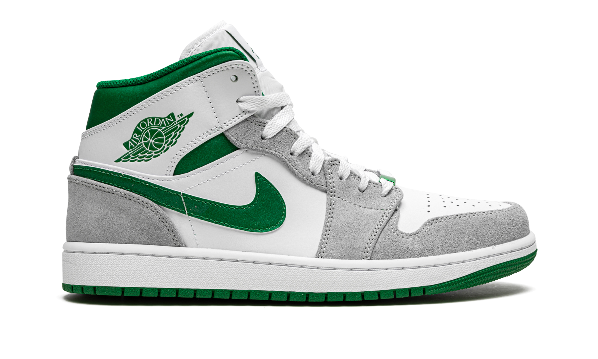 Air Jordan 1 Mid SE Grey / Pine Green / White DC7294 103