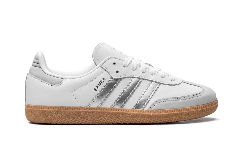 Adidas Samba OG WMNS White Silver Metallic Grey JI2725