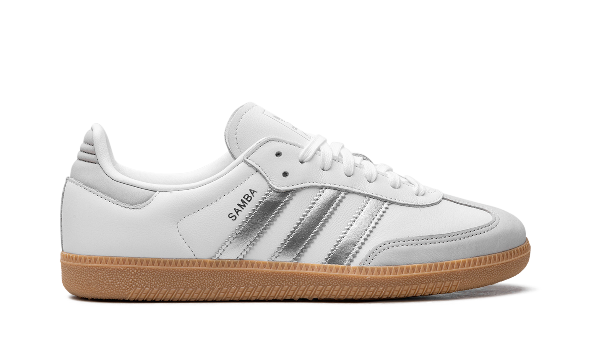 Adidas Samba OG WMNS White Silver Metallic Grey JI2725