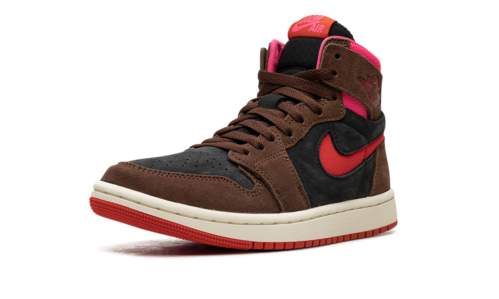 AIR JORDAN 1 ZOOM AIR CMFT WMNS Cacao Wow/Picante Red/Black/Hyper Pink