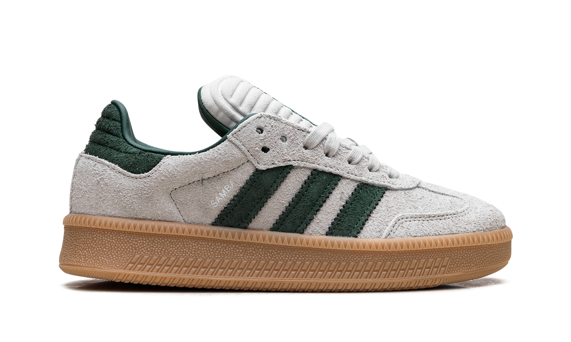 Adidas Samba XLG Putty Grey Collegiate Green JI3197