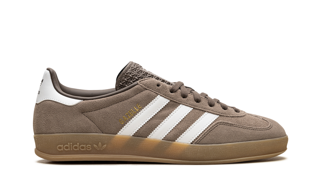 Adidas Gazelle Indoor Earth Strata White Gold Metallic JQ0175