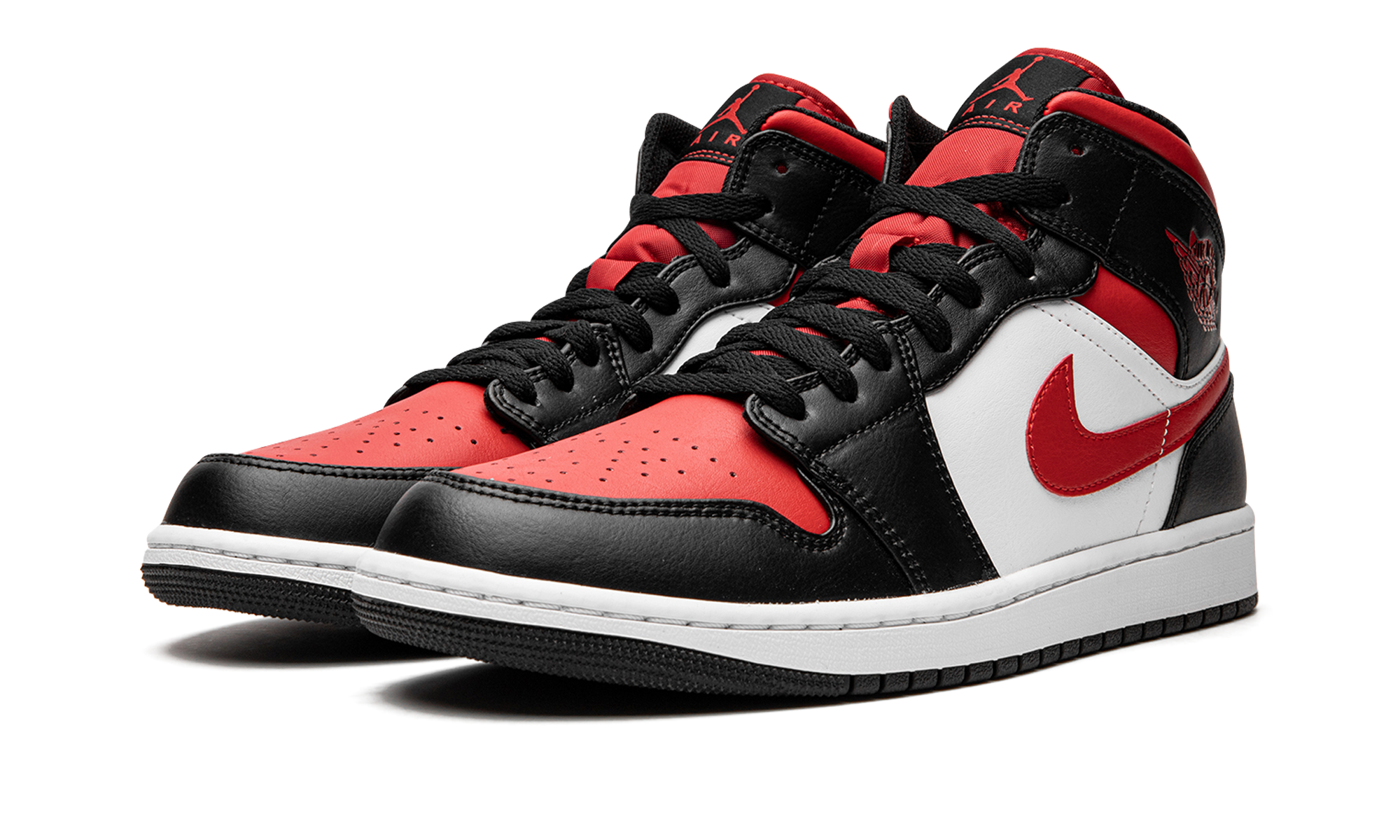 Air Jordan 1 Mid Bred Toe 554724 079