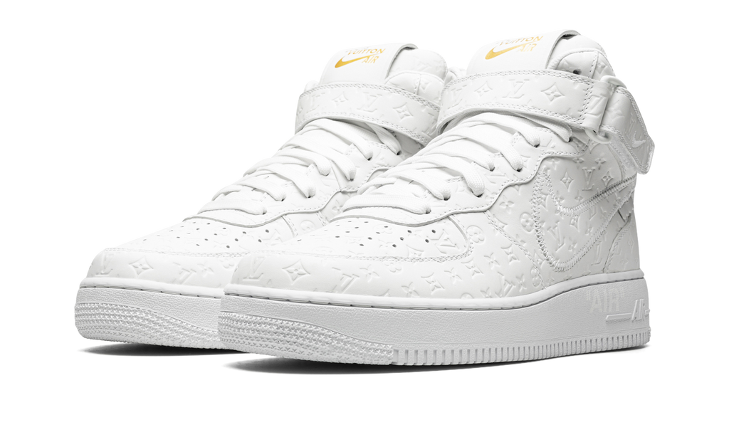 Nike Louis Vuitton Air Force 1 Mid Virgil Abloh - White/White 1A9V90