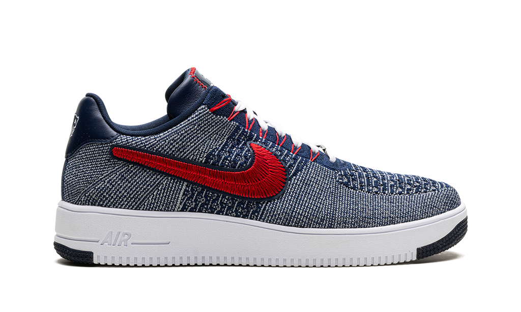 Nike Air Force 1 Ultra Flyknit Low Patriots Robert Kraft Wolf Grey FV4079 012