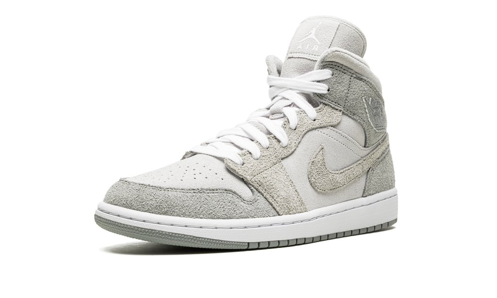 AIR JORDAN 1 MID SE WMNS Grey Fleece DO7139 002