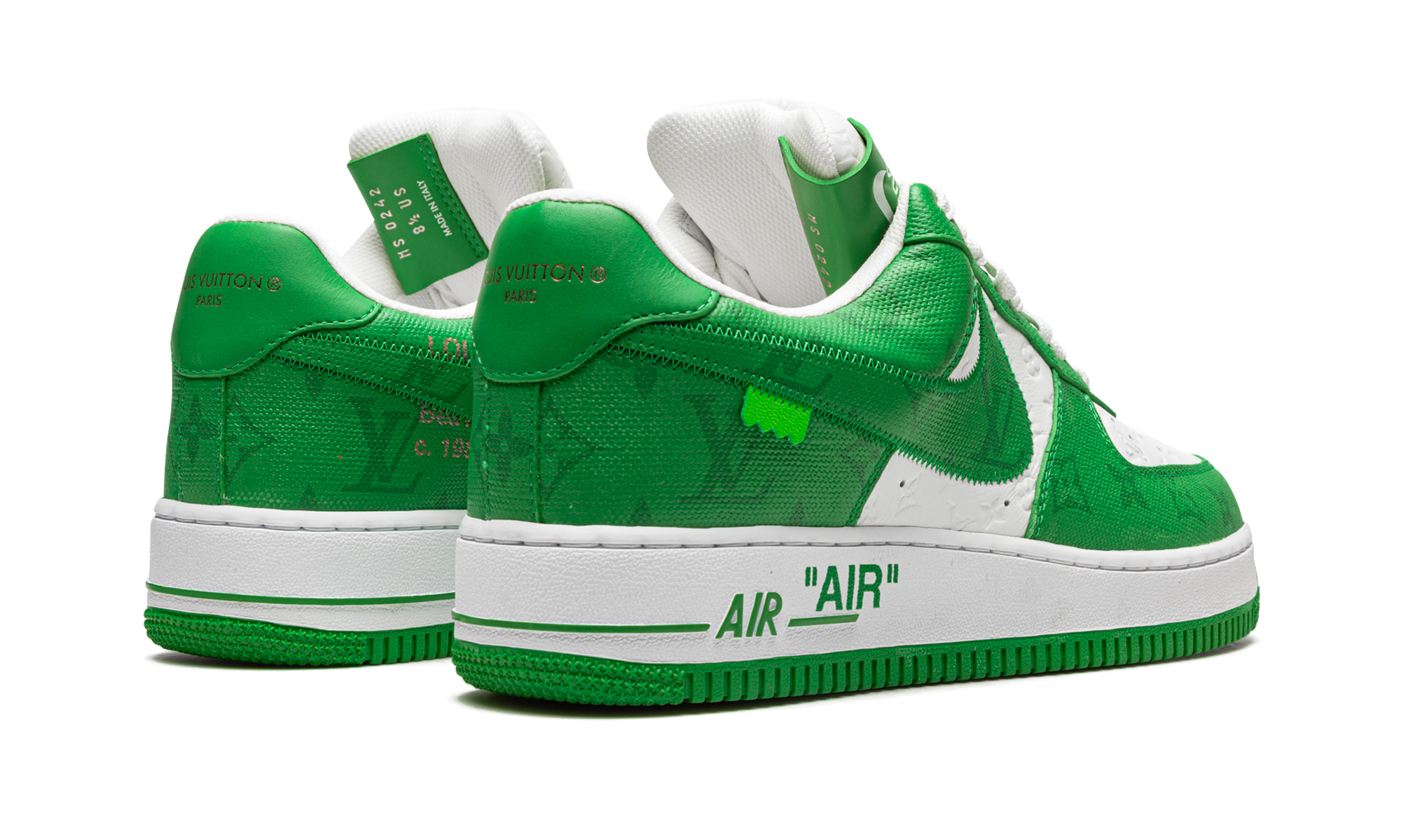 Nike Louis Vuitton Air Force 1 Low Virgil Abloh - White/Green 1A9V9U