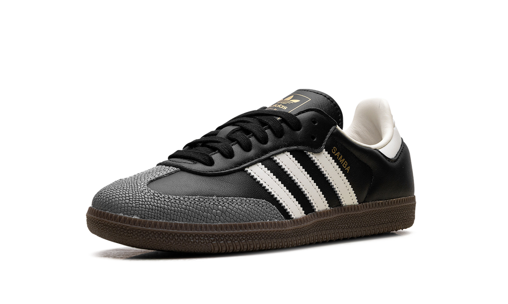Adidas Samba OG WMNS Black Off White Gold JR8165
