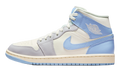 Air Jordan 1 Mid WMNS Psychic Blue Sail Coconut Milk BQ6472 402