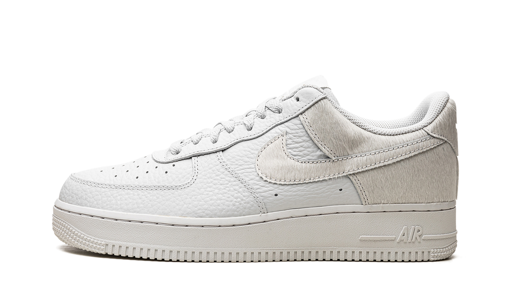 Nike AIr Force 1 White Pony Hair Heel DM9088 001