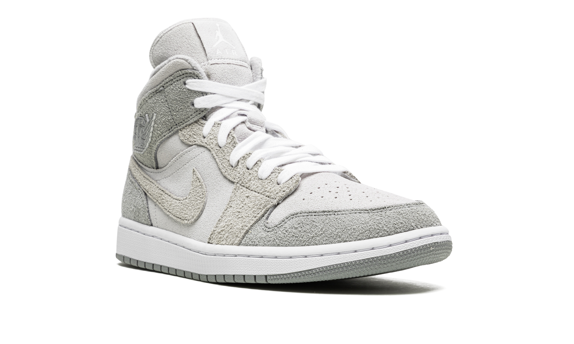 AIR JORDAN 1 MID SE WMNS Grey Fleece DO7139 002
