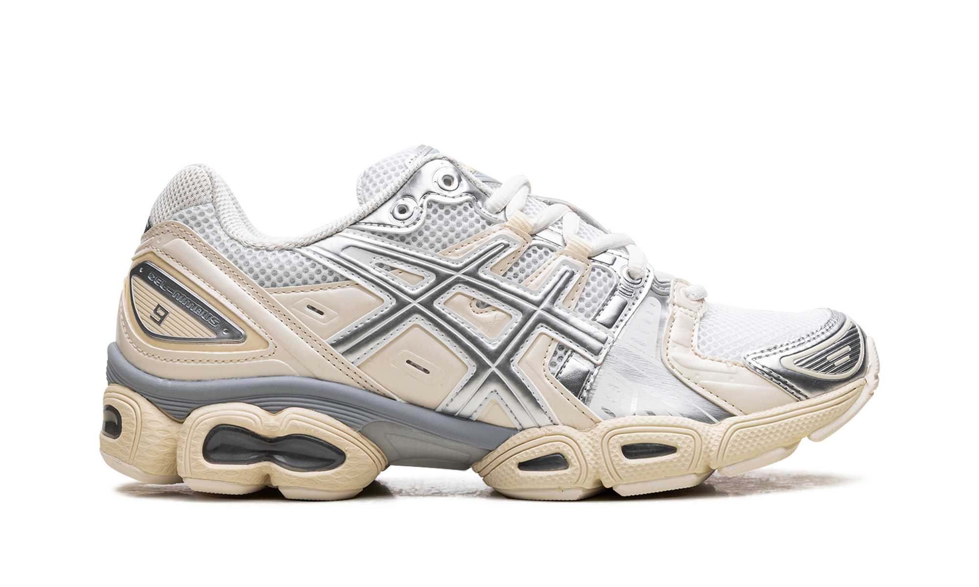 Asics Gel-Nimbus 9 White Pure Silver 1201A424 106