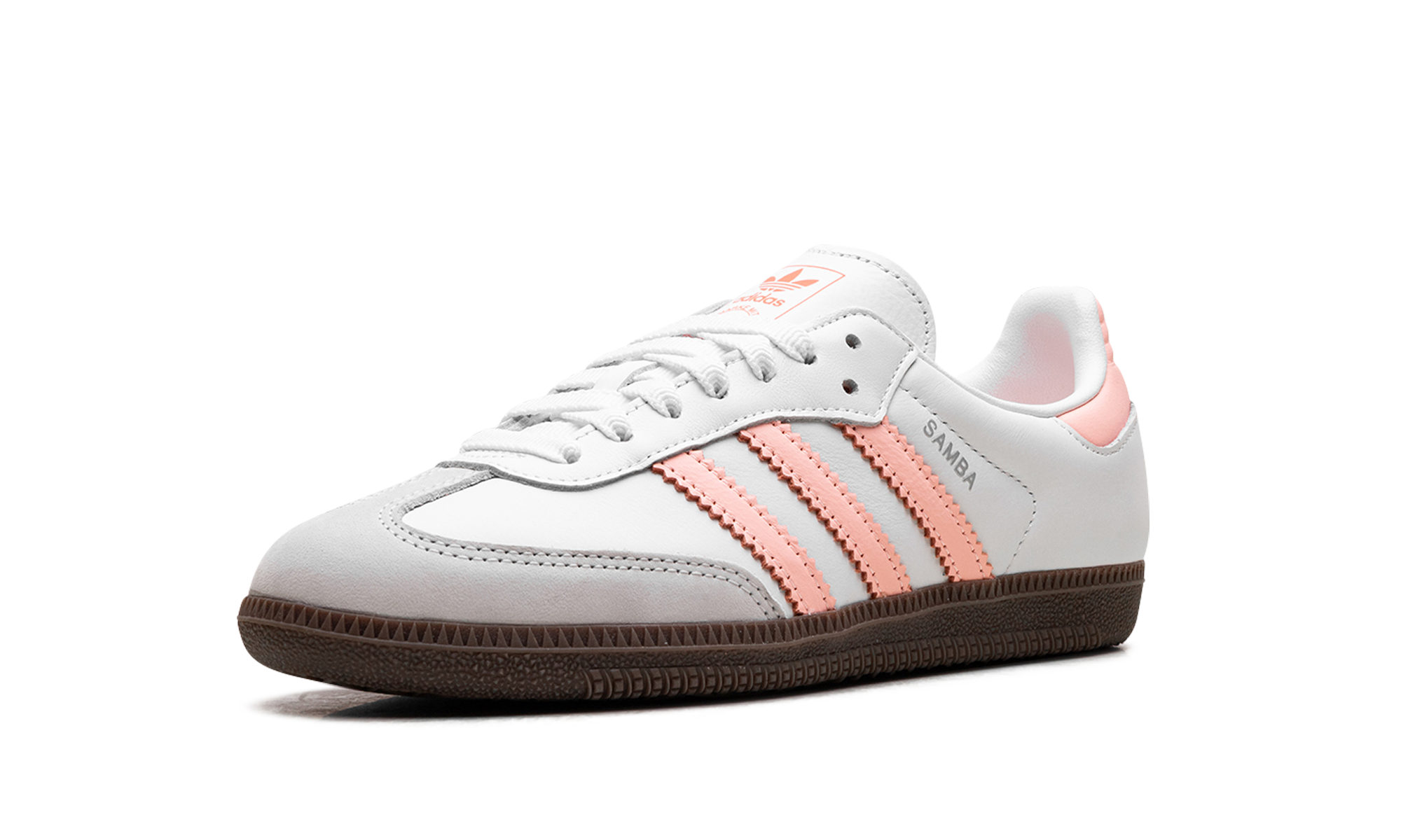 Adidas Samba OG WMNS White Clear Orange Gum JH5687