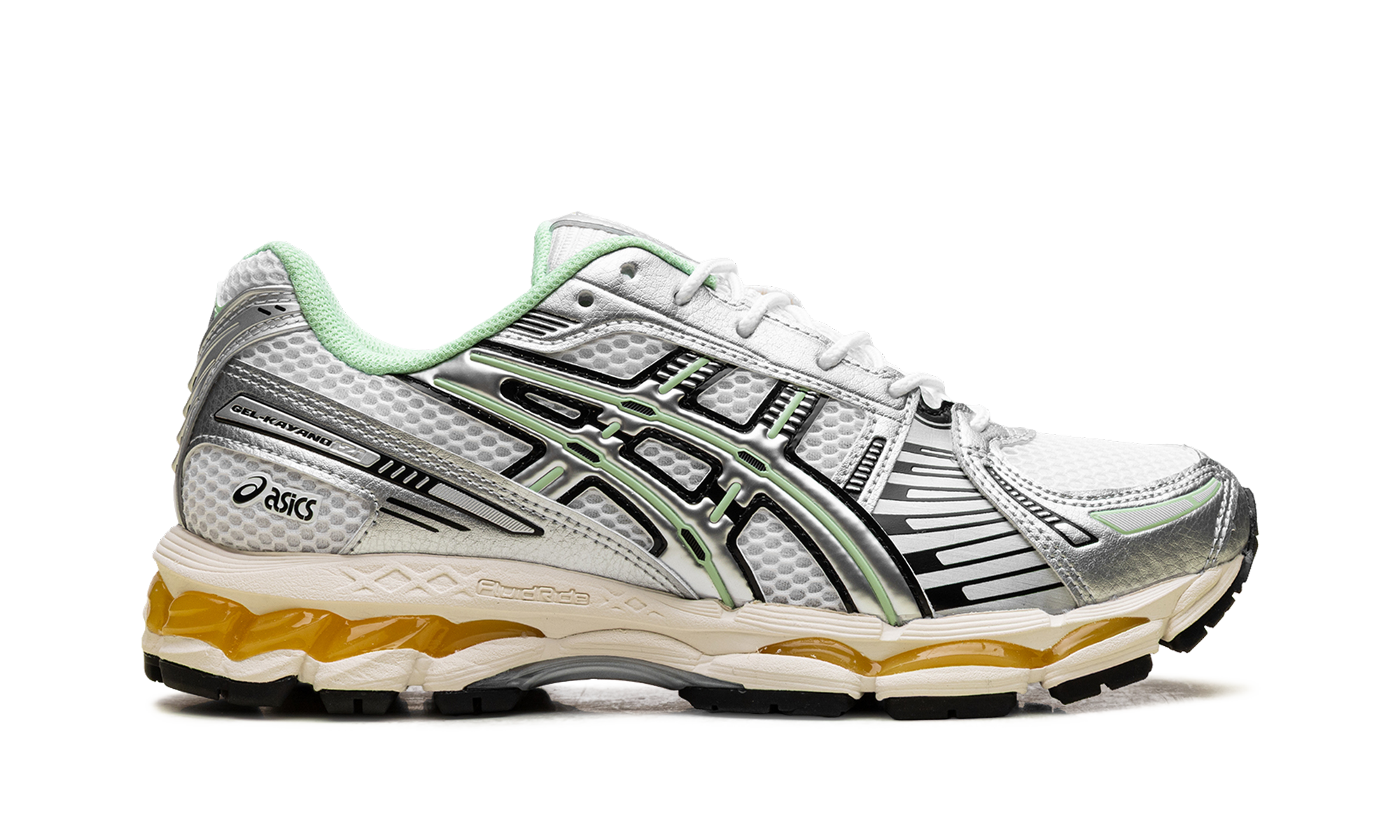 Asics Gel-Kayano 12.1 Silver Green Orange 1203A827 100