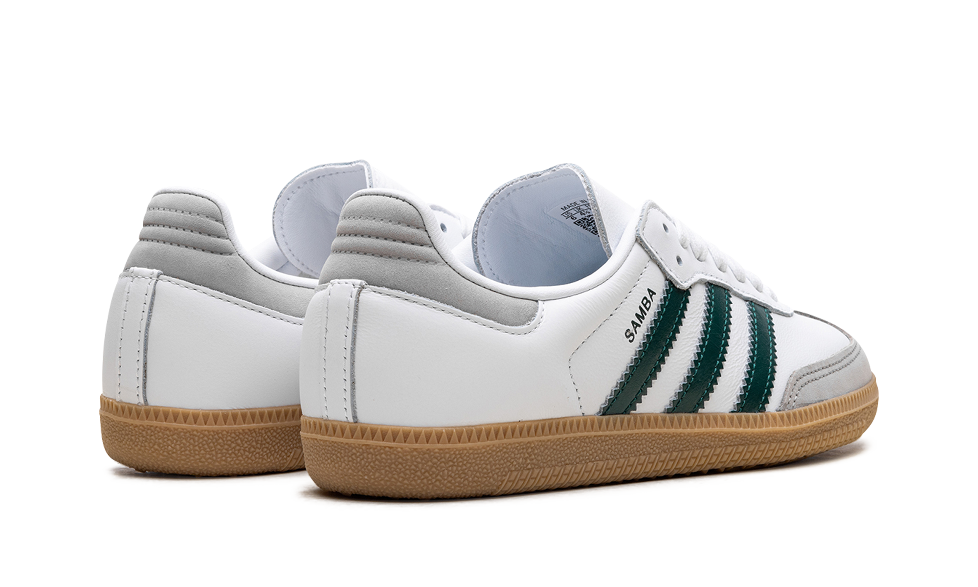 Adidas Samba OG WMNS White Collegiate Green Gum JI2724