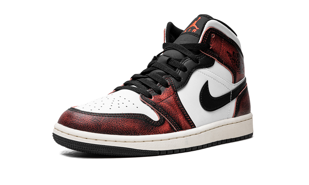 Air Jordan 1 Mid SE Wear-Away - Infrared DV9565 006