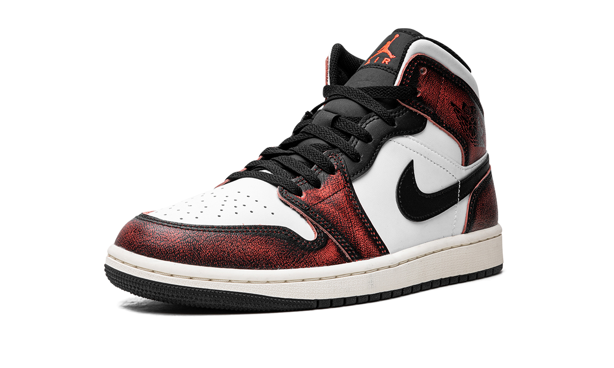 Air Jordan 1 Mid SE Wear-Away - Infrared DV9565 006