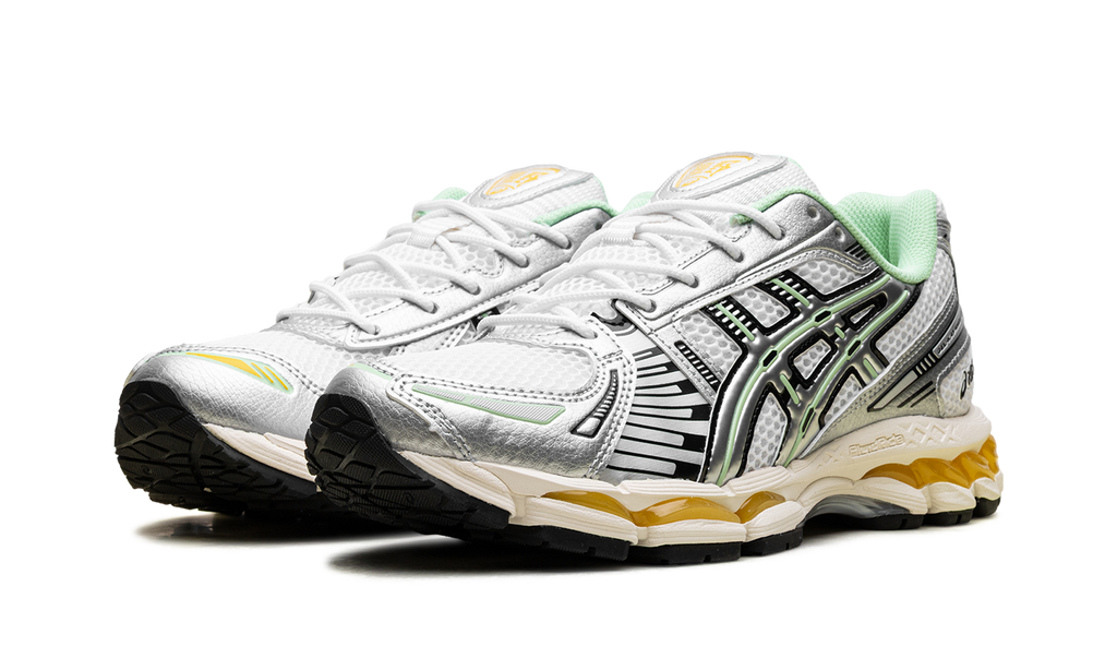 Asics Gel-Kayano 12.1 Silver Green Orange 1203A827 100
