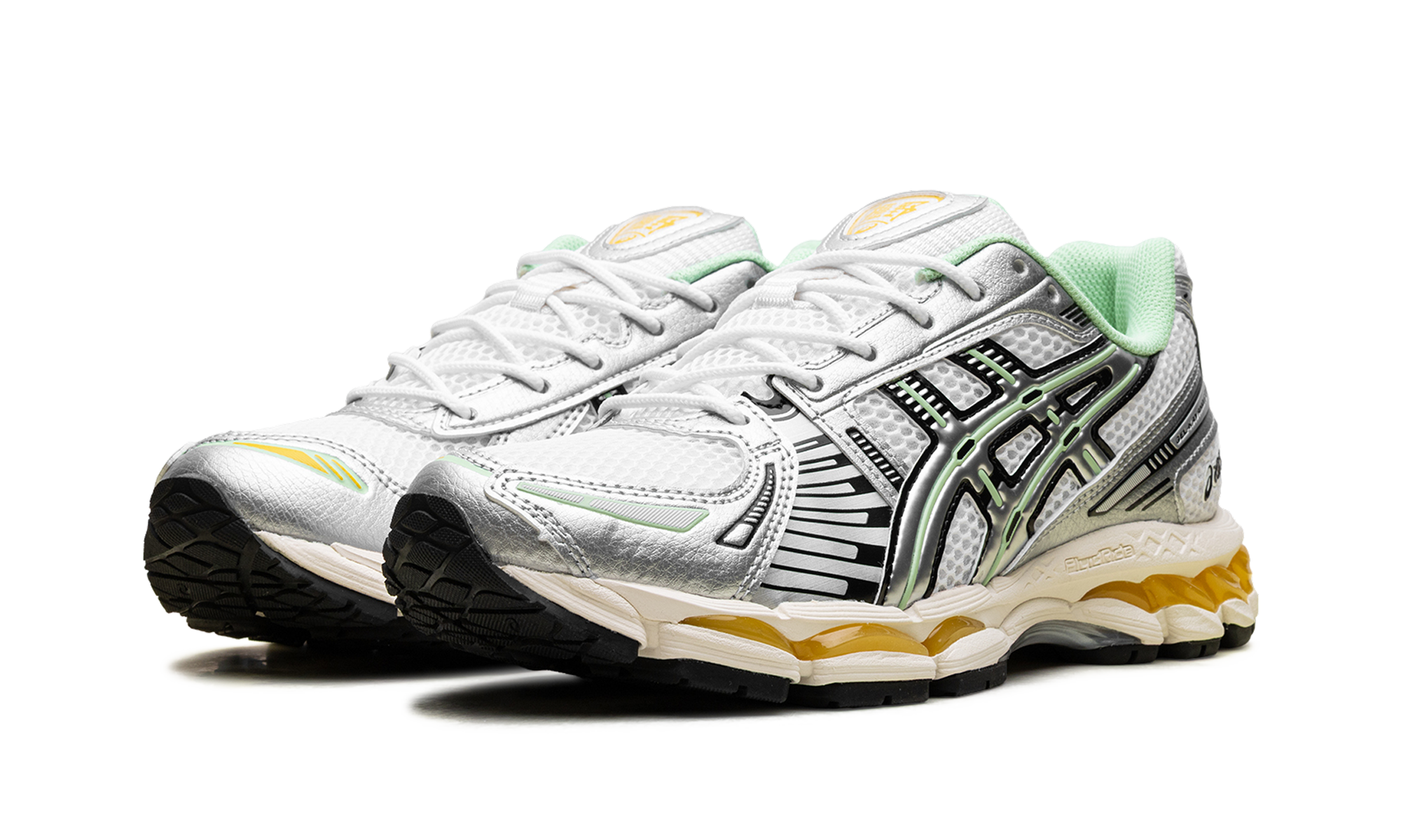 Asics Gel-Kayano 12.1 Silver Green Orange 1203A827 100