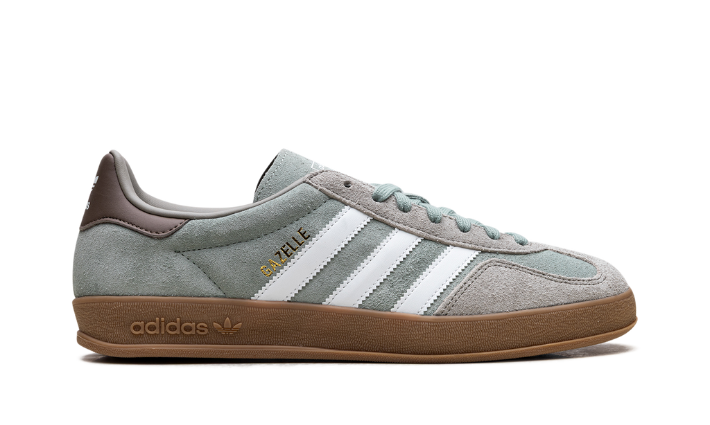 Adidas Gazelle Indoor Silver Pebble Silver Green JI3526