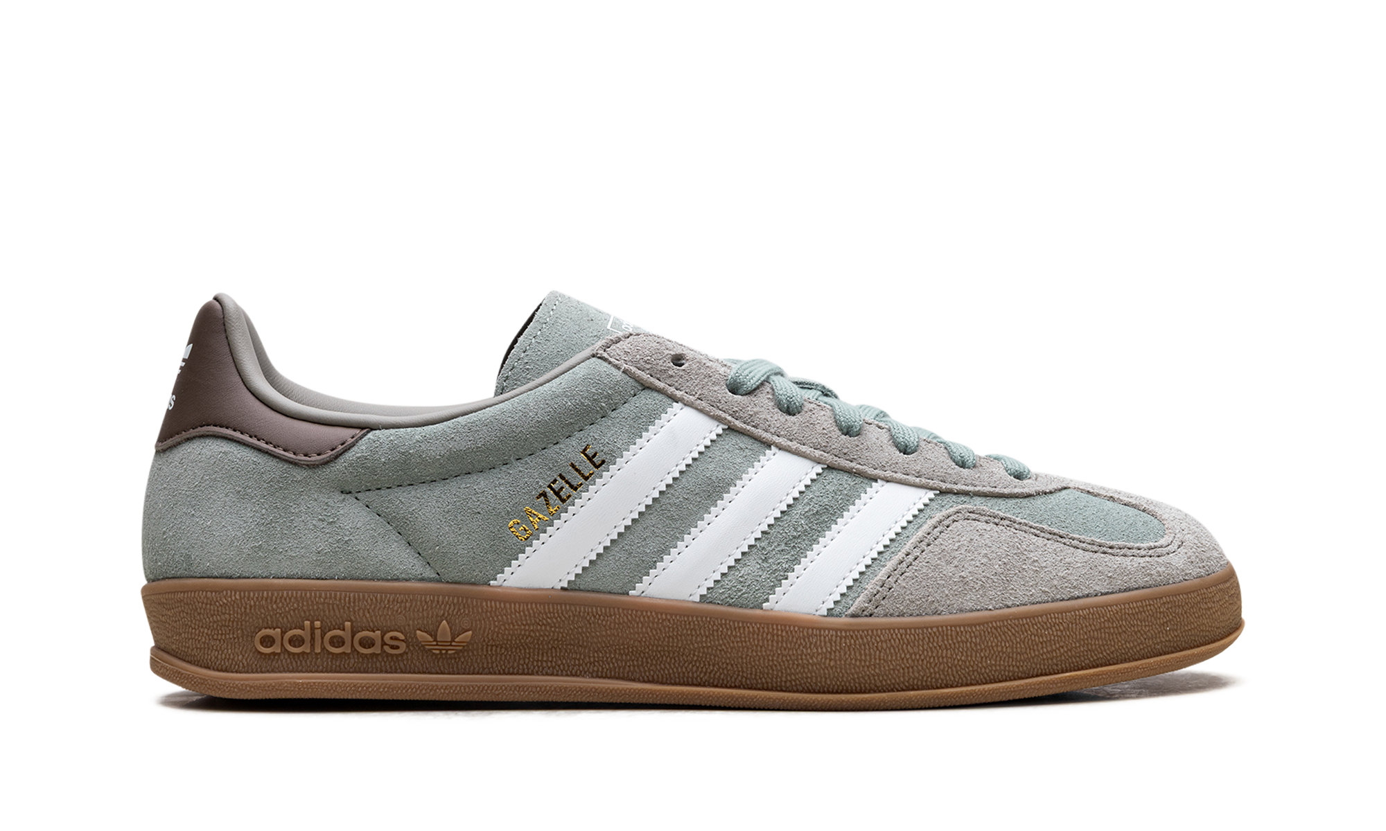 Adidas Gazelle Indoor Silver Pebble Silver Green JI3526