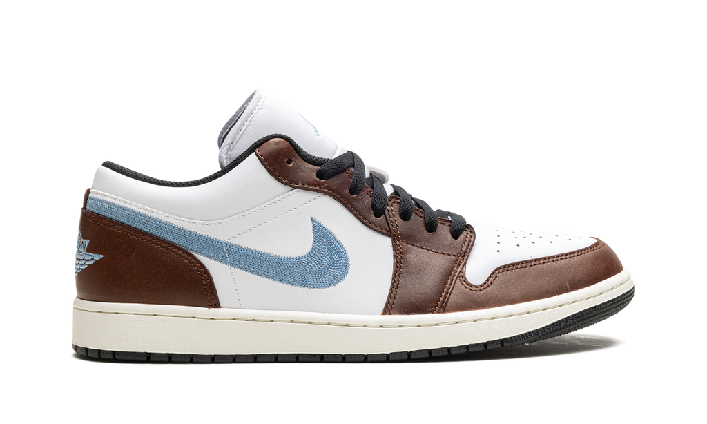 Air Jordan 1 Low SE Embroidered Swoosh - Mocha FQ7832 142
