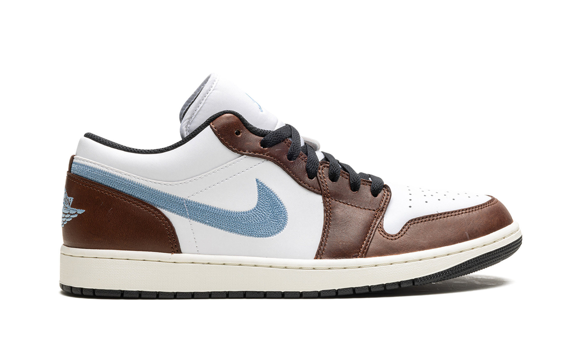 Air Jordan 1 Low SE Embroidered Swoosh - Mocha FQ7832 142