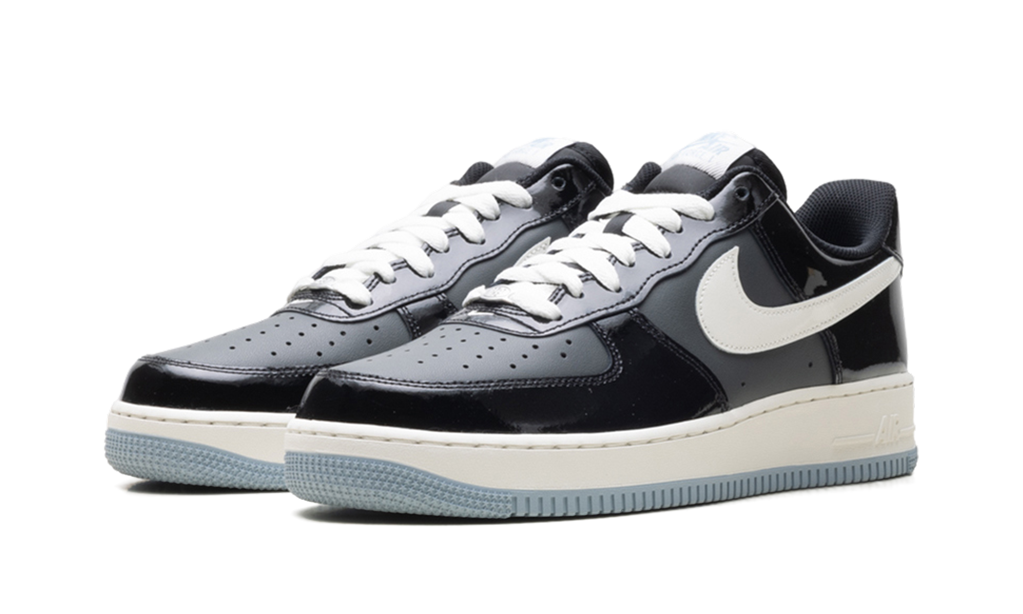 Nike Air Force 1 Low Black Iron Grey Patent IB7676 001