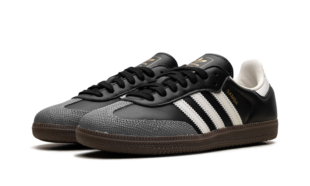 Adidas Samba OG WMNS Black Off White Gold JR8165