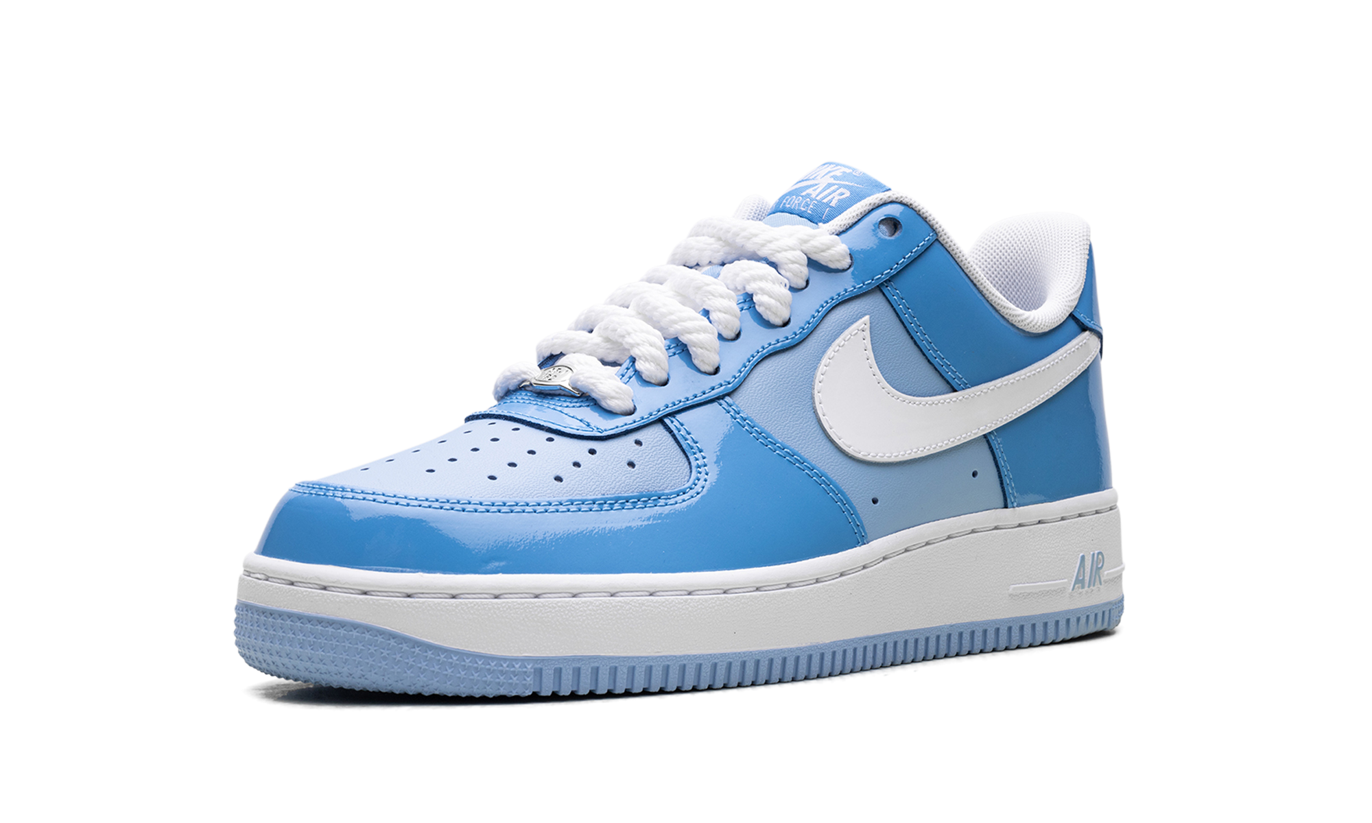 Nike Air Force 1 Low '07 LV8 Phychic Blue White Patent HV9405 400