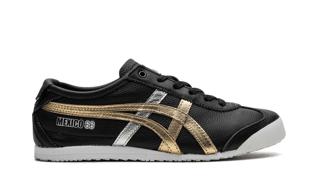Onitsuka Tiger Mexico 66 Black Gold Silver D5V2L 9094